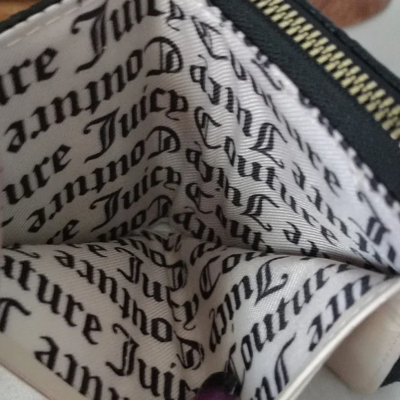 Juicy Couture Small Black Wallet EUC - Picture 6 of 14